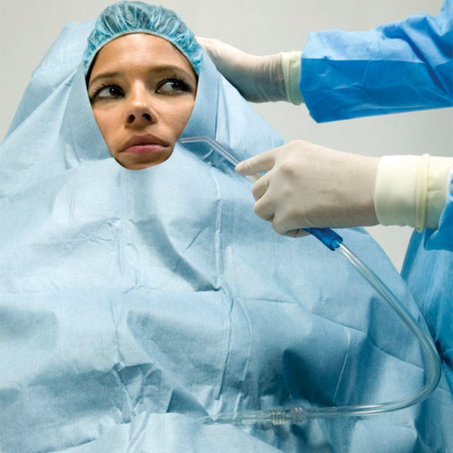 Disposable Surgery Drapes - Sterile 100 x 150cm (12T1265) Blue 