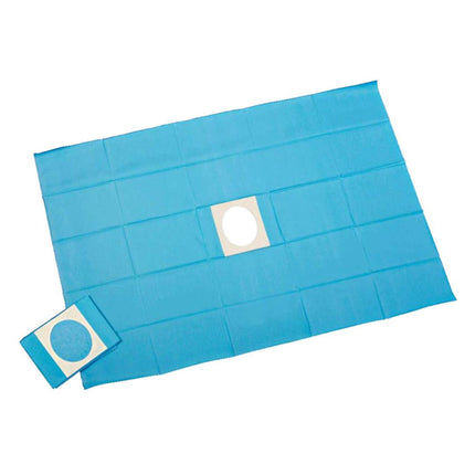 Sterile Drape with hole & adhesive 45 x 60cm 