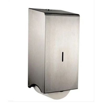 Synergise 2 Roll Corematic Paper Dispenser in Brushed