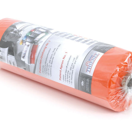 Patient Plastic Aprons Orange 