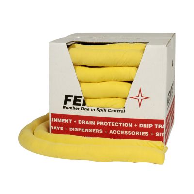Chemical Absorbent Socks 8cm x 1.2m x 20 Boxed