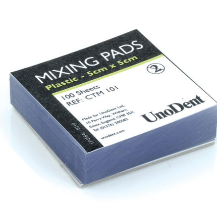 Poly Mixing Pad 5cm x 5cm - 100 sheets per pad 