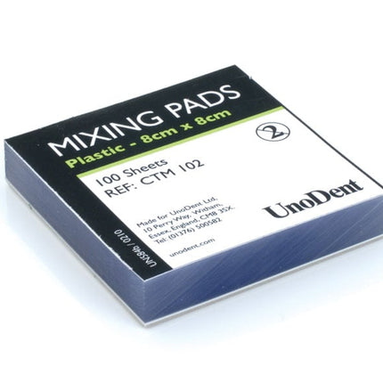 Poly Mixing Pad 8cm x 8cm - 100 sheets per pad 