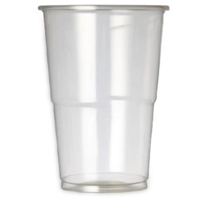 Half Pint Flexible Plastic Beer Glasses - Case of 1000
