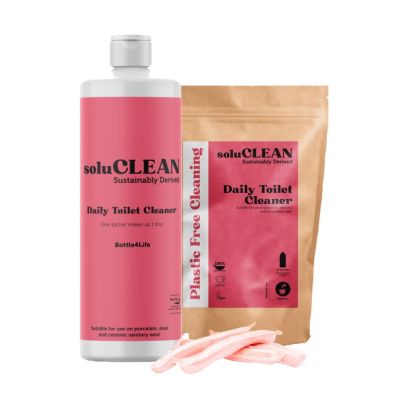 SoluCLEAN Daily Toilet Cleaner Starter Pack Sachets & Bottle4Life