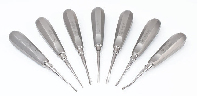 Luxation Instruments - Autoclavable Luxator Kit (Instruments No's 1 to 7) 