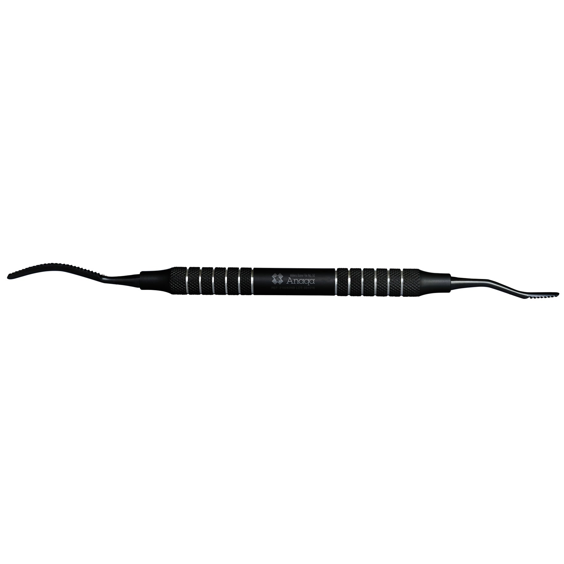 Millers Bone File No. 52 Nano Coating Black 