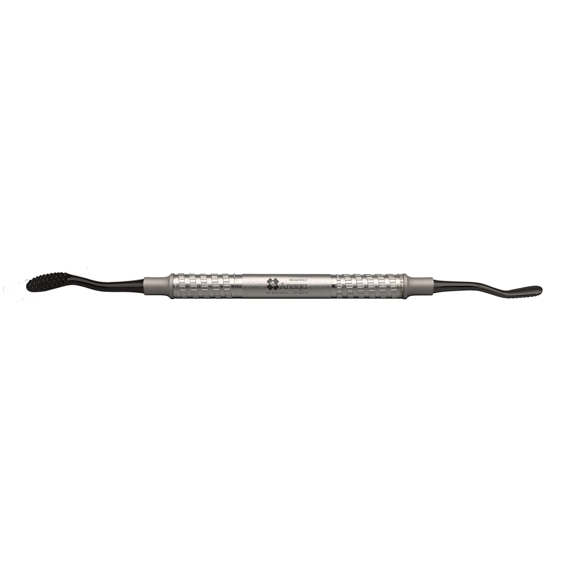 Millers Bone File No. 21 Cross Cut Stainless Steel 02 Handle 