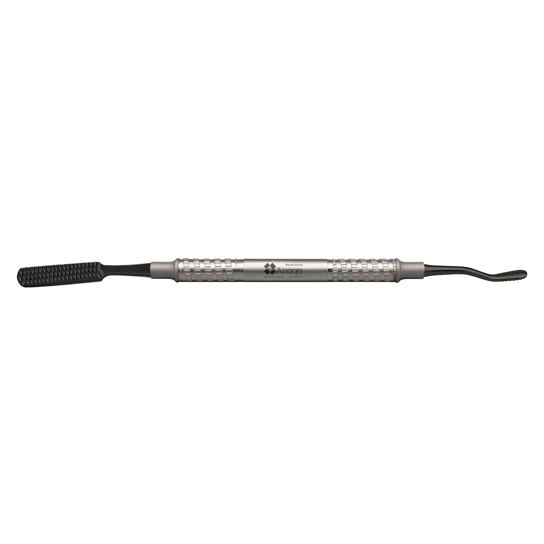 Millers Bone File No. 64 Cross Cut Stainless Steel 02 Handle 