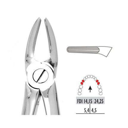 Forceps - Autoclavable 7 Upper Roots & Bicuspids 