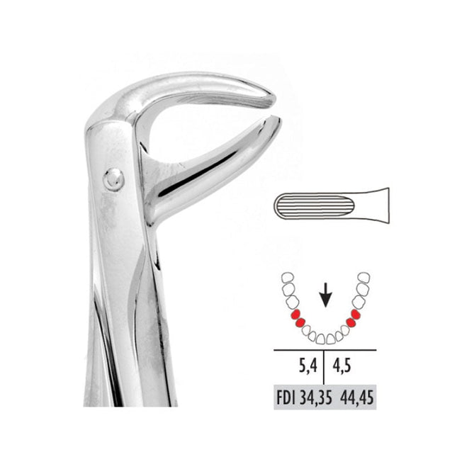 Forceps - Autoclavable 75 Lower Bicuspids 