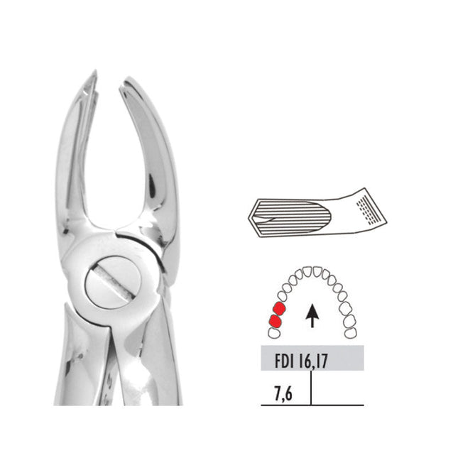 Forceps - Autoclavable 94 Upper Molars Right 