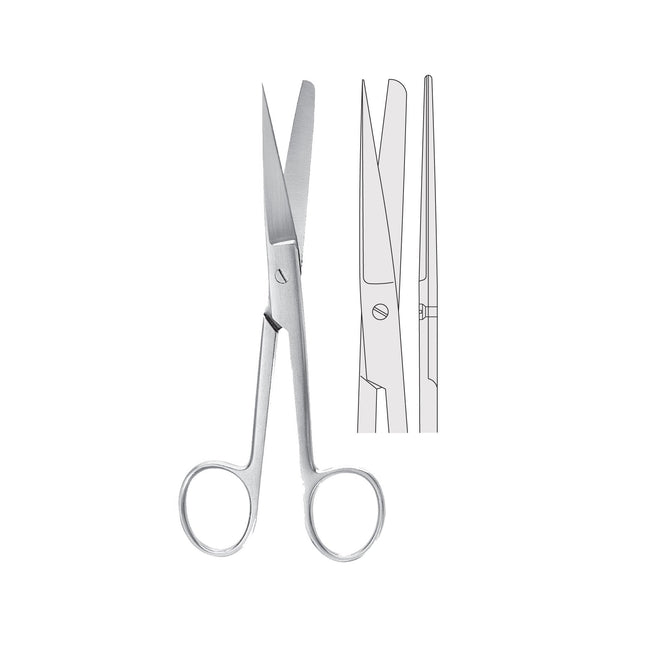 Scissors Dissecting 14.5cm Sharp/Blunt 