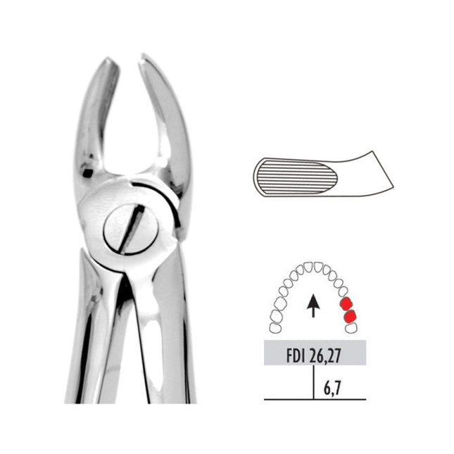 Forceps Premier Range - Autoclavable 18 Upper Molars - Left 