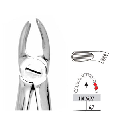 Forceps Premier Range - Autoclavable 95 Upper Molars - Left 