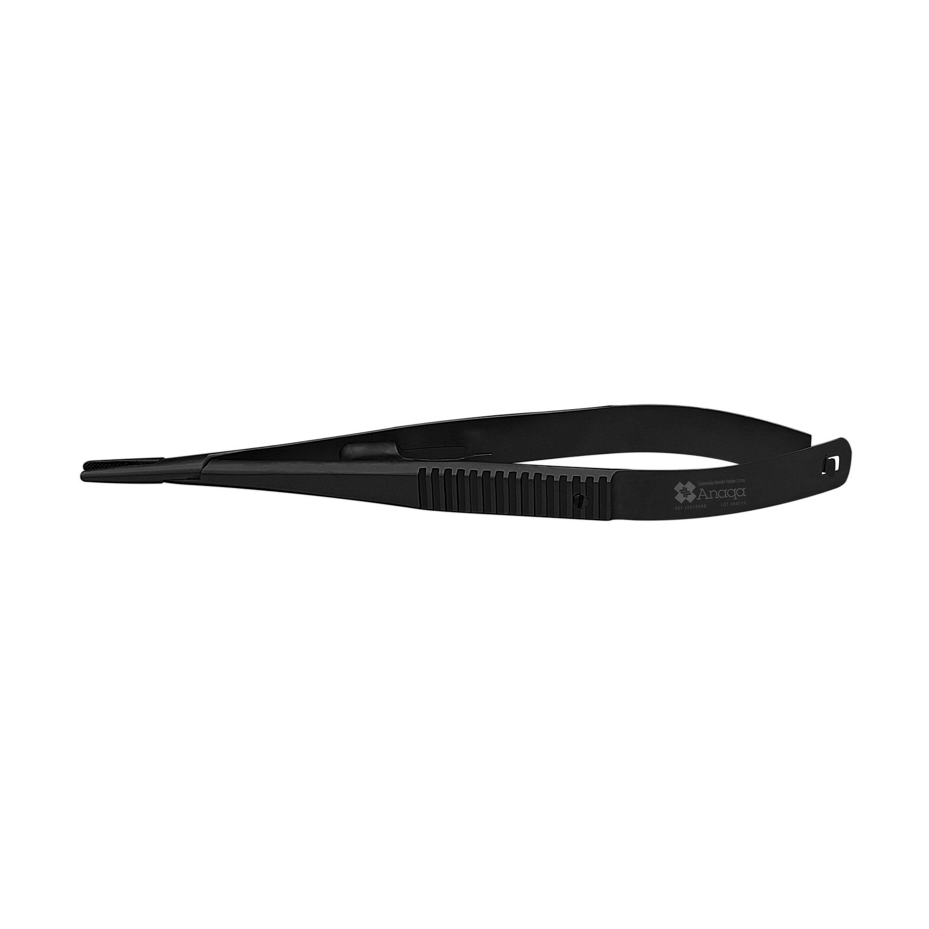 Castroviejo Needle Holder 12cm Titanium Coating Black 