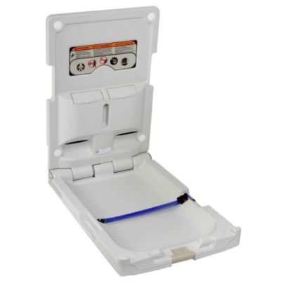 Dolphin Vertical Baby Changing Unit White