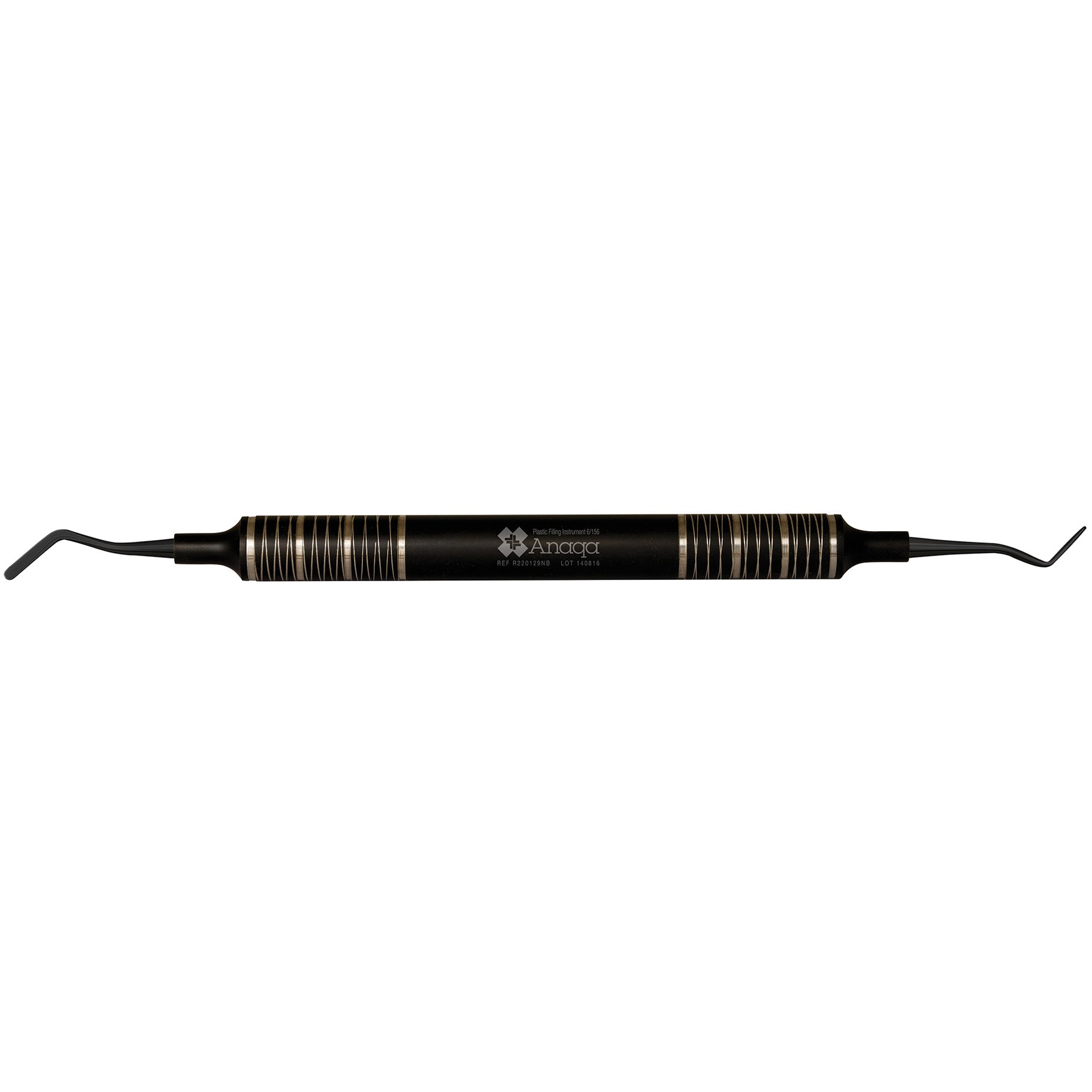 Plastic Filling Instrument No. 6/156 8mm handle Titanium Coating Black 