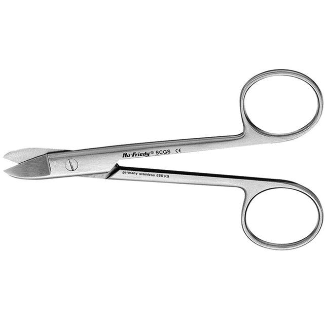 Straight Crown & Gold Scissors 