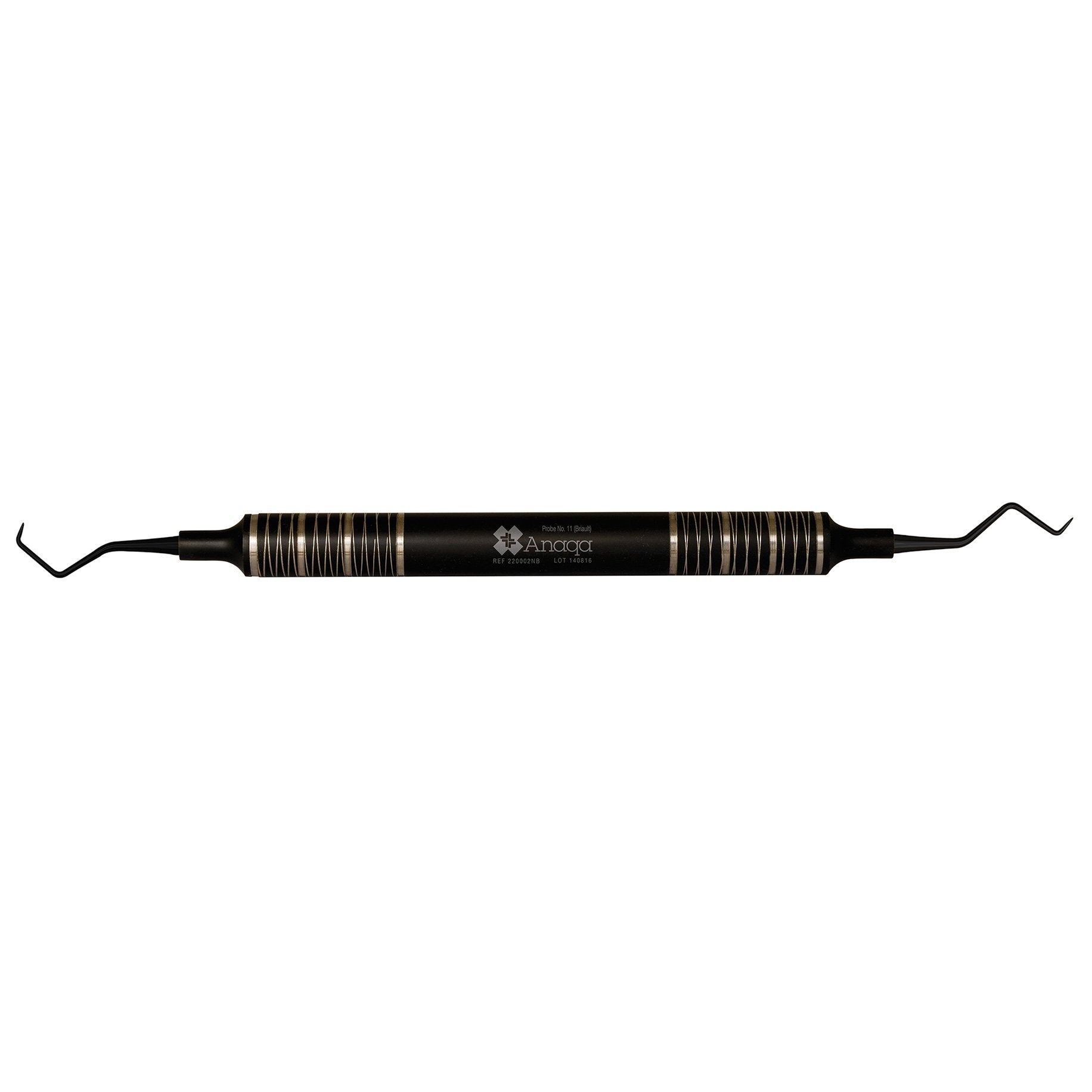 Probe No. 11 (Briault) 8mm handle Titanium Coating Black 