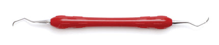 Silicone Handle 311/312 Mini Sickle Scaler (Red) 