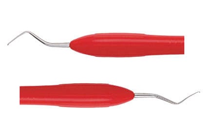 ErgoMax 156/157 Xsi Hoe Scaler, Posterior LM156-157 (Red) 