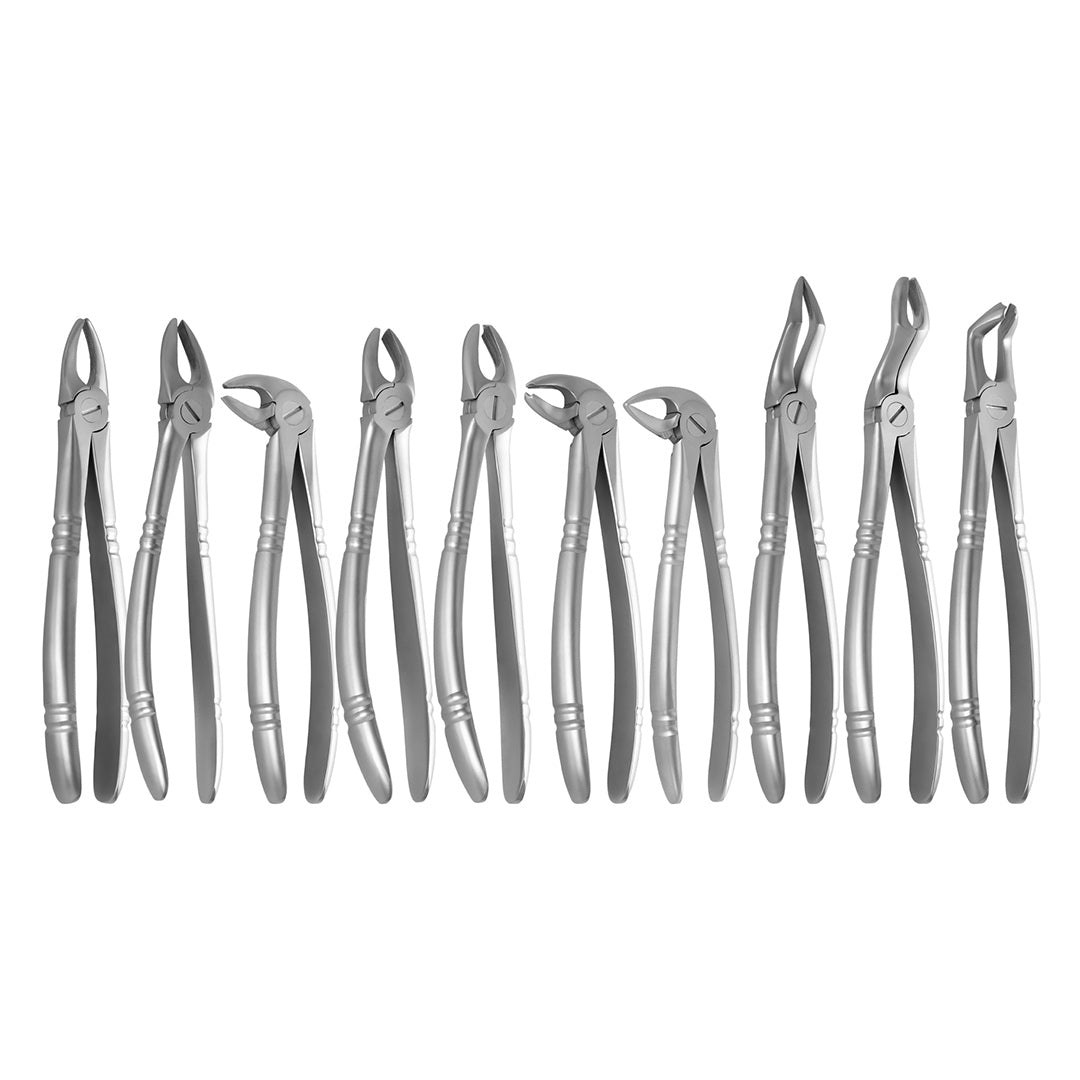 Standard Extraction Forceps Set, Ergonomic 