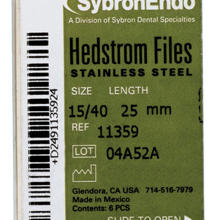 Hedstrom File 25mm Size 40 Black 