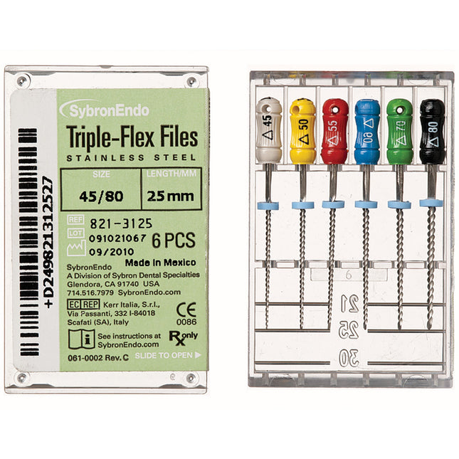 Triple-Flex Files 30mm Size 20 Yellow 