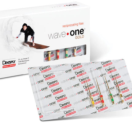 WaveOne Gold Reciprocating Files Sterile 21mm Assorted 
