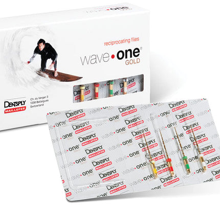 WaveOne Gold Reciprocating Files Sterile 25mm Assorted 