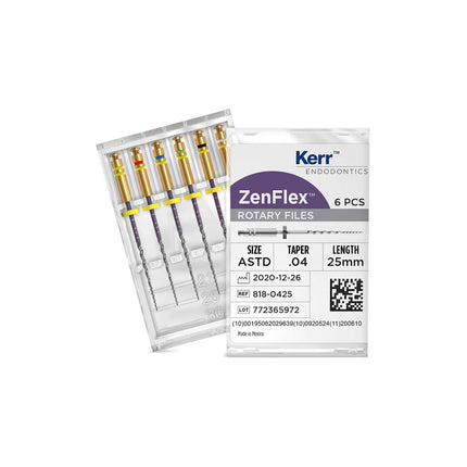 ZenFlex NiTi File .06 31mm Size 55 Red 