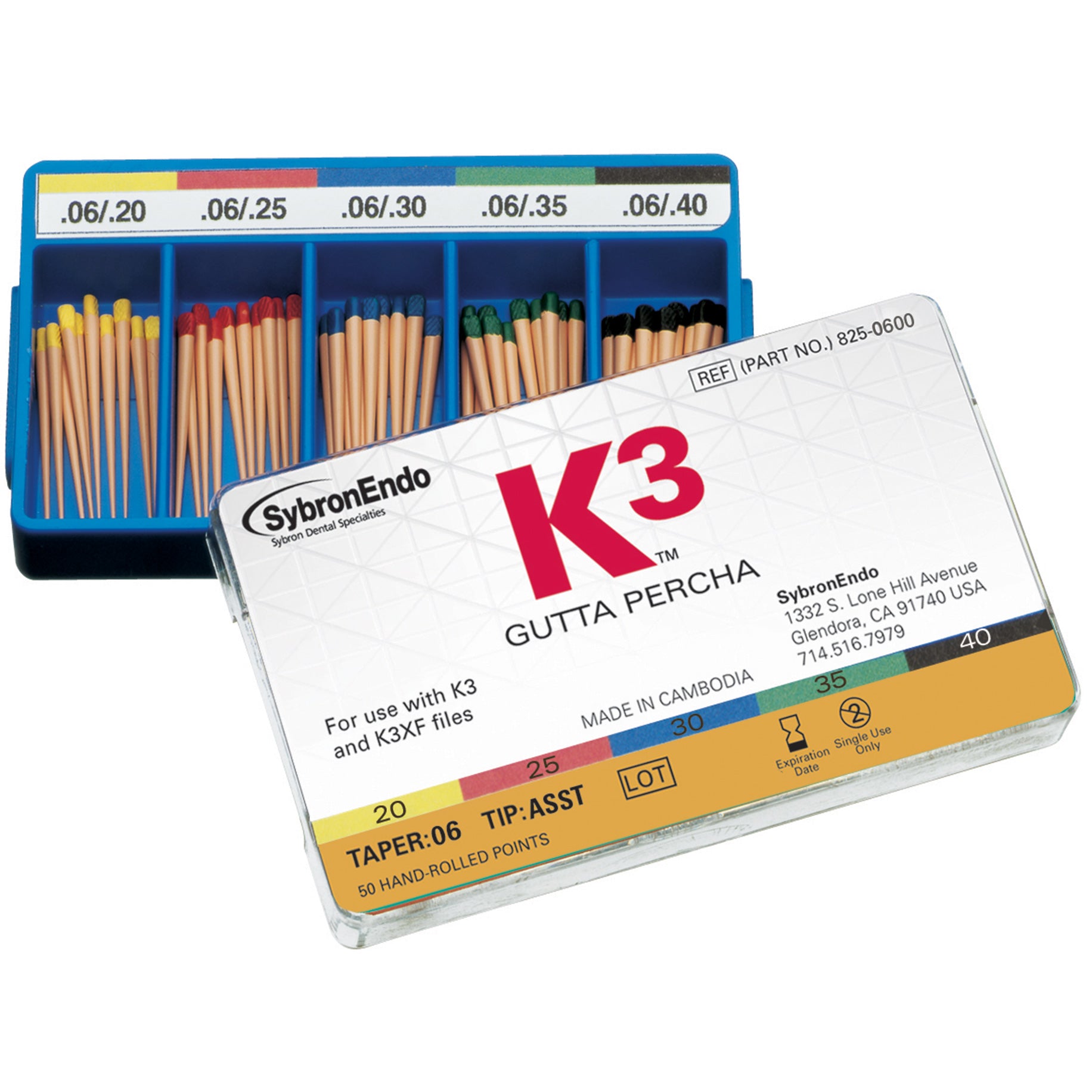 K3 Gutta Percha Points .06 Size 45 
