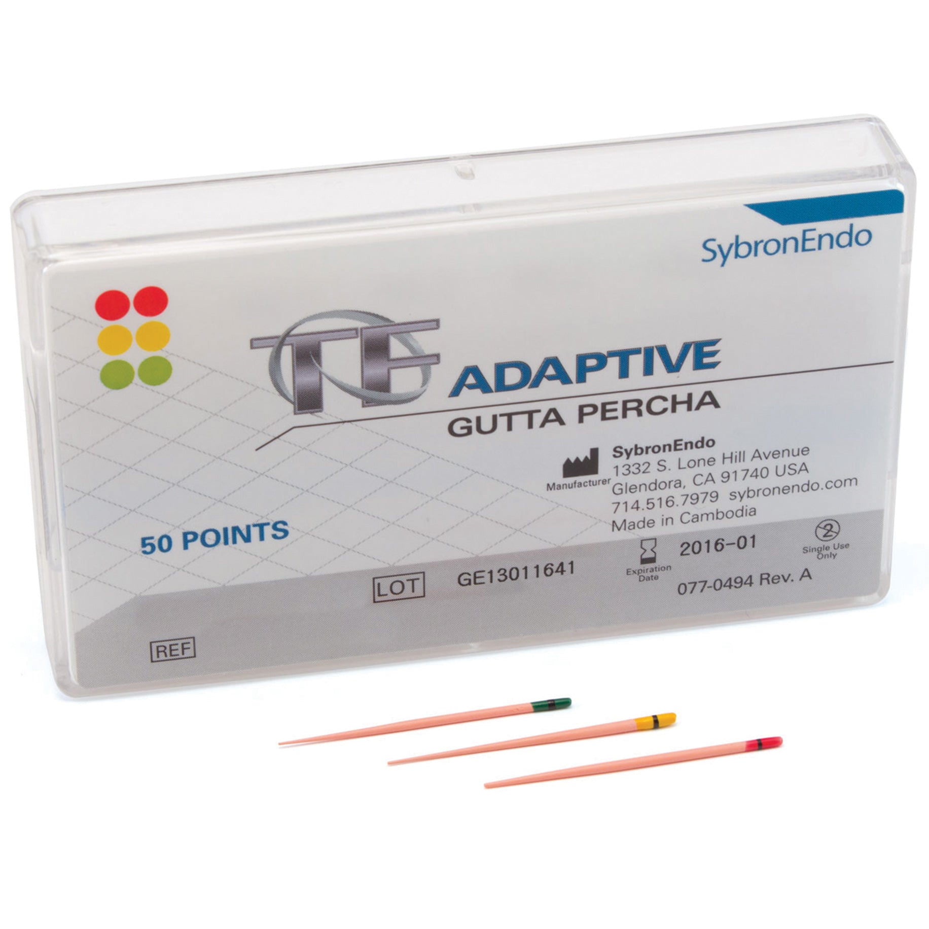 TF Adaptive Gutta Percha Points ML3 - Red 