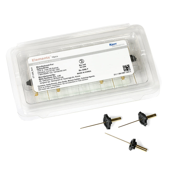 Elements Obturation Gutta Percha Cartridge 23GA (Medium Body) - Gold 