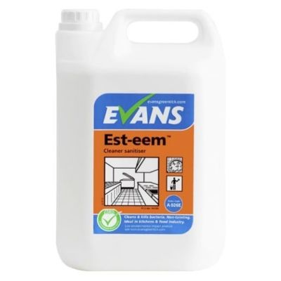 Evans Est-eem Bactericidal Cleaner Sanitiser - 5 Litre