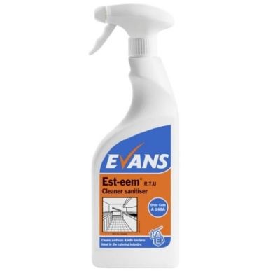 Evans Esteem Sanitiser Cleaner 750ml
