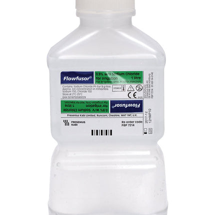 Sodium Chloride 0.9% for Irrigation Solution - Bottle 