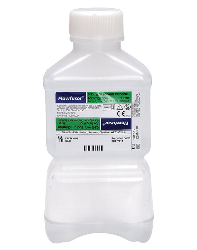 Sodium Chloride 0.9% for Irrigation Solution - Bottle 