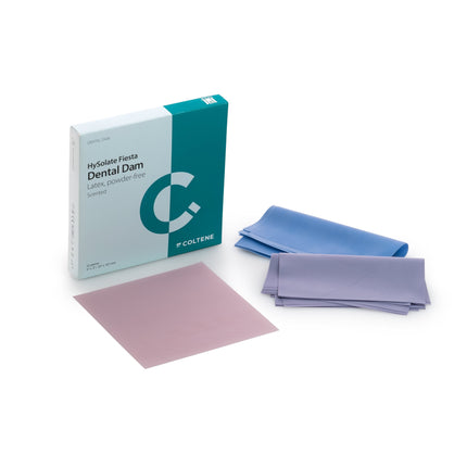 HySolate Rubber Dam Fiesta Assorted Medium Square 5x5 