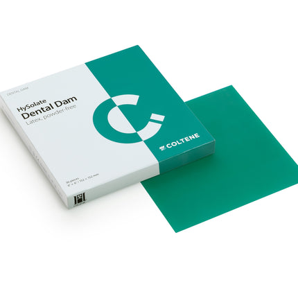 HySolate Rubber Dam Green X-Heavy Square 6x6 