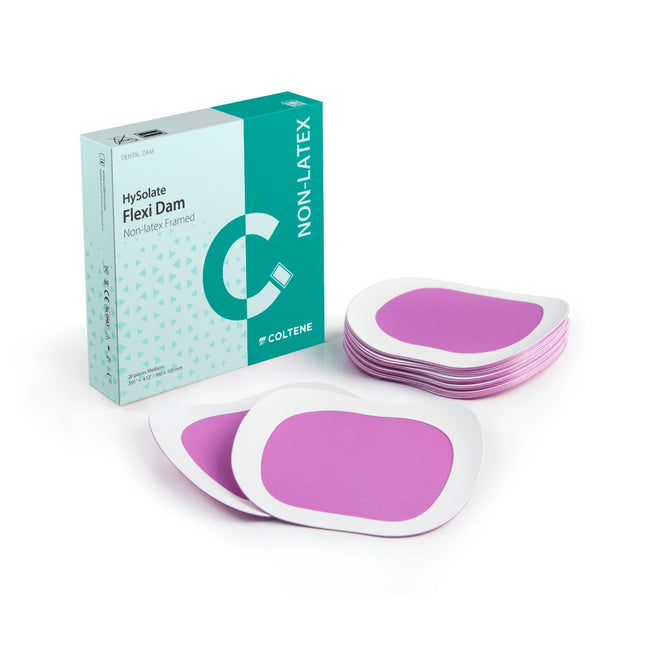 HySolate Flexi Dam Non Latex Framed Purple Medium (100 x 105mm) 