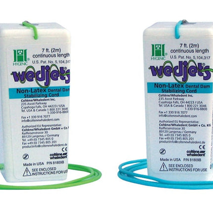 Non-Latex Wedjets Stabilising Cord Large 7ft (2m) - Aqua Blue 