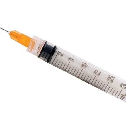 Endodontic Syringe 23G (3cc) Orange 