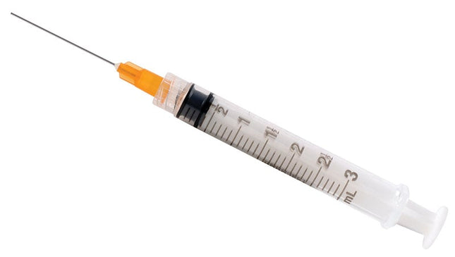 Endodontic Syringe 23G (3cc) Orange 