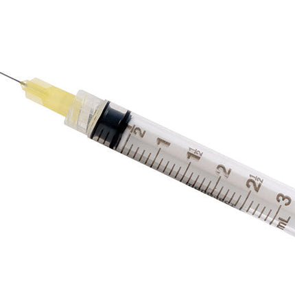 Endodontic Syringe 27G (3cc) Yellow 