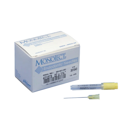 Monoject Endo Needle 27G x 1.25" Yellow 