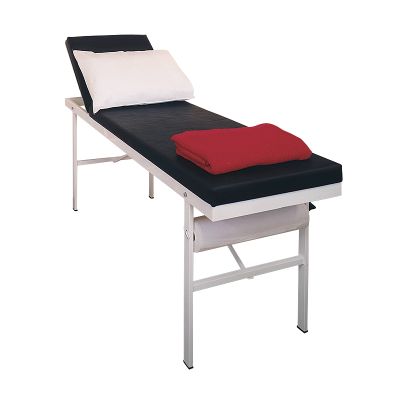First Aid Couch, Black - 183 x 60 x 77cm