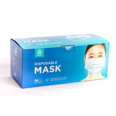 Blue 3 Ply Disposable Face Mask (box of 50)