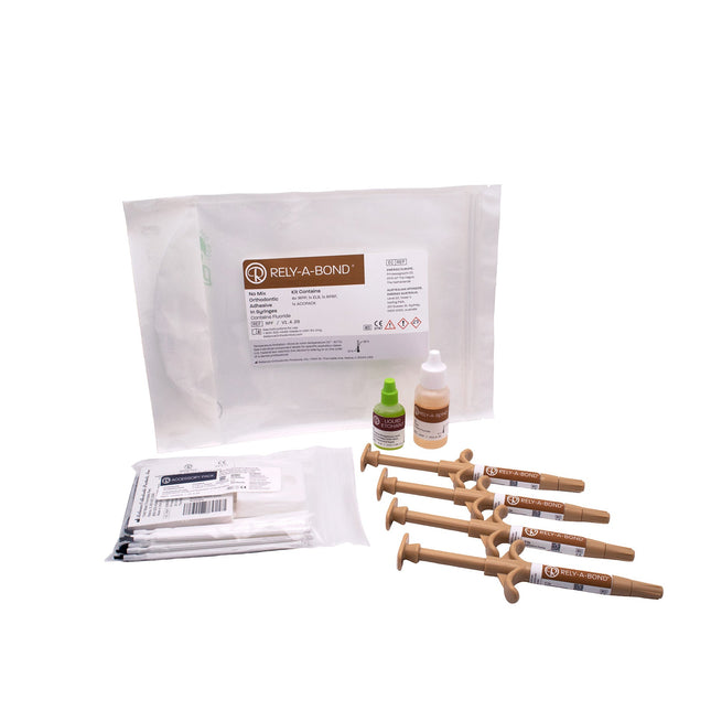 Rely-a-Bond Kit with Paste in Push Syringes with Fluoride 